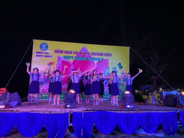 GĐPT Khánh Quang A tổ chức đêm Đạo ca HÁT MỪNG KHÁNH ĐẢN