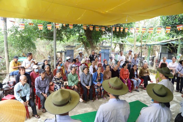 BHD. GĐPT BÀ RỊA VŨNG TÀU cứu trợ bão lụt tại Duy Xuyên. Quảng Nam.