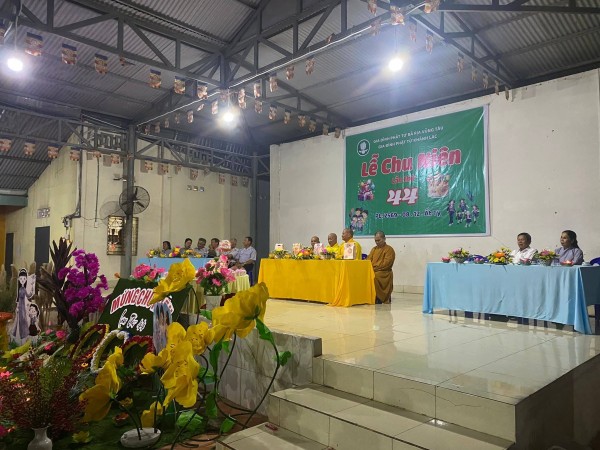 GIA ĐÌNH PHẬT TỬ KHÁNH LẠC TỔ CHỨC LỄ CHU NIÊN LẦN THỨ 44