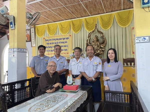 BHD GĐPT BRVT ĐẢNH LỄ VẤN AN, CHÚC TẾT CHƯ TÔN ĐỨC ÂN SƯ